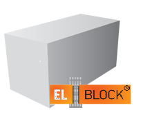 Блок газобетонный стеновой 600*250*250мм B 2,5 D 500кг/м3 EL-Block