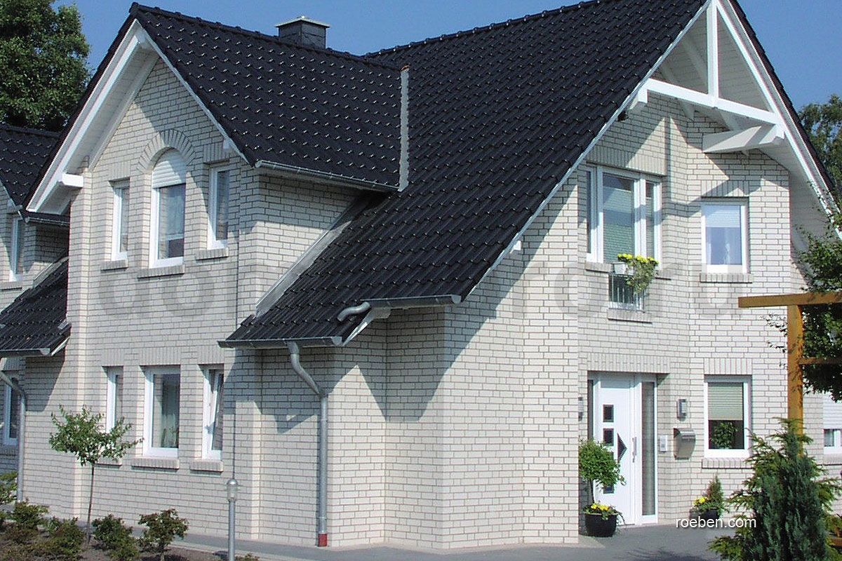 Клинкерная плитка для фасада от Roben Oslo Perlweiss