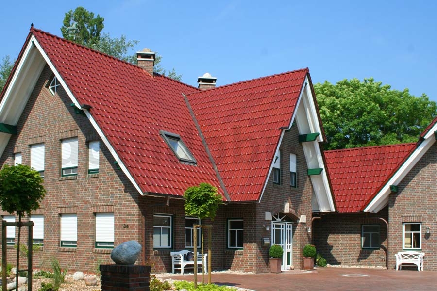 Фото домов из кирпича ручной формовки Roben
